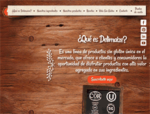 Tablet Screenshot of delimaize.com